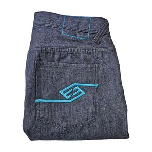 Enyce‎ Denim Jeans Embroidered Logo Y2K Hip Hop Men's 36x30